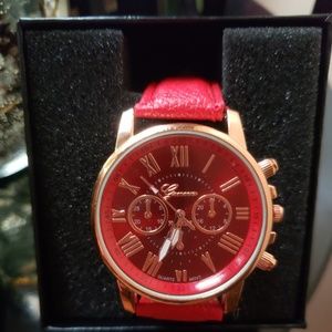 Women's Red Watch